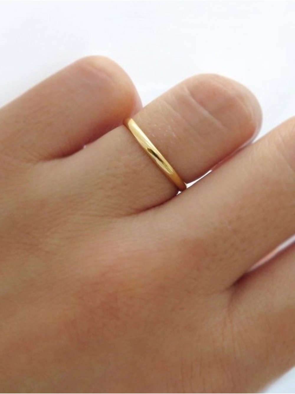 14K Yellow Gold Filled Wedding Band
